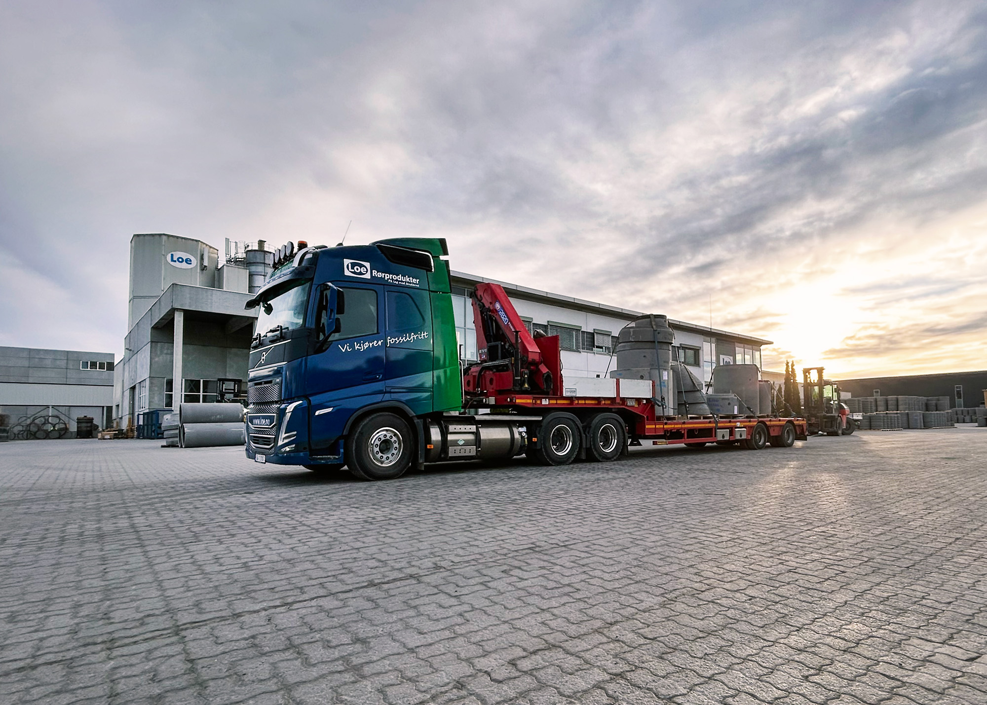 Fossilfri transport – helt fram til byggeplassen
